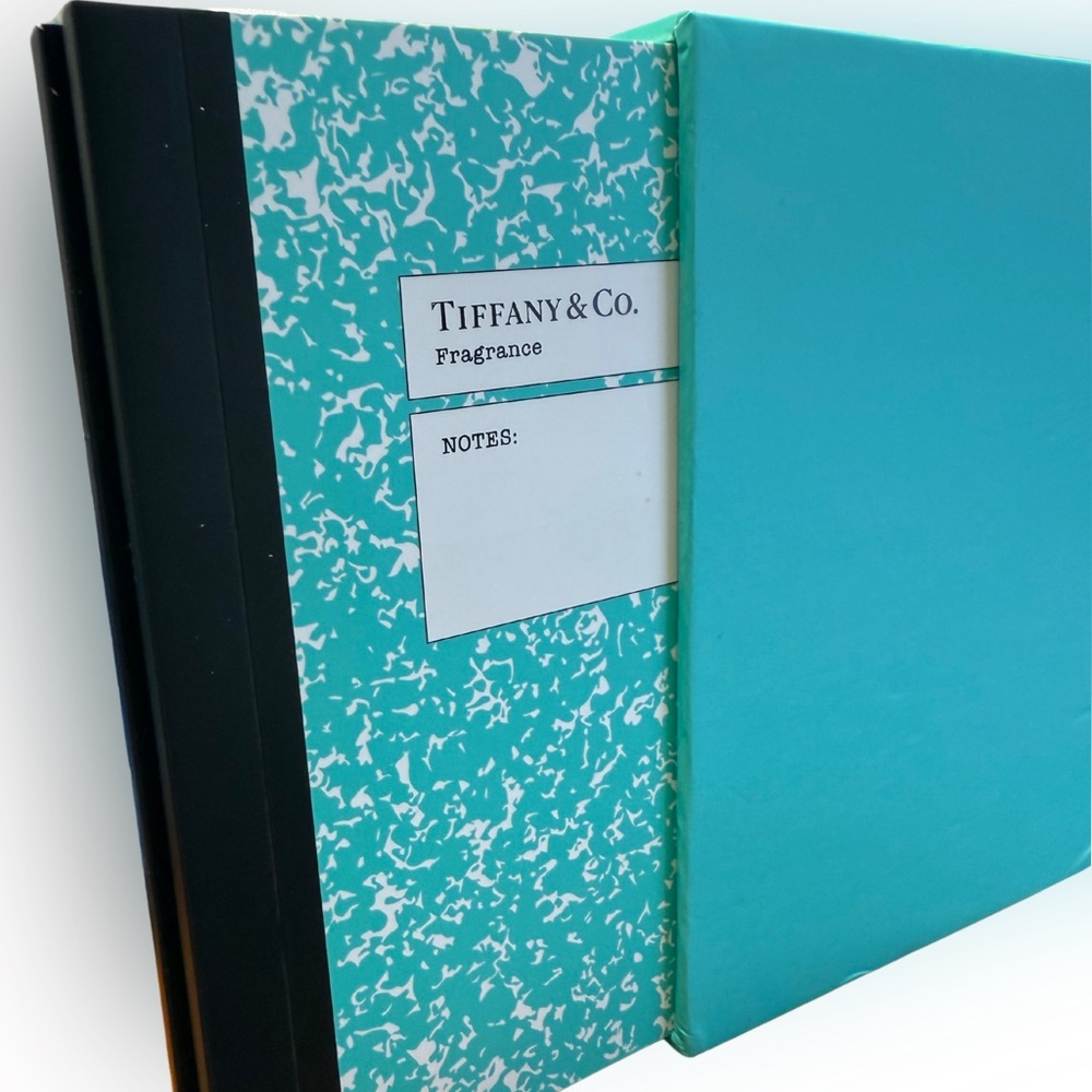 Tiffany & Co. Blue and Black Notebooks set of 3. NEW.